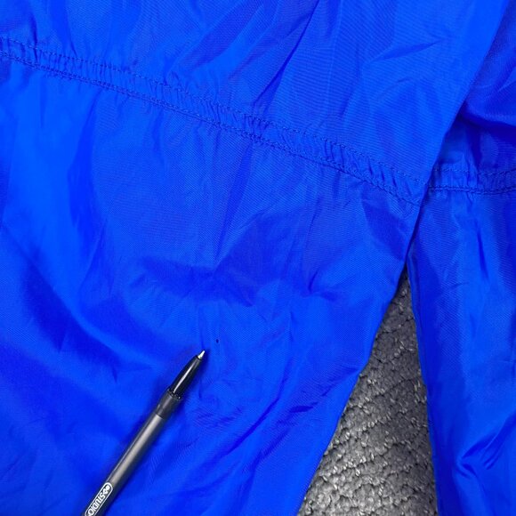 Vintage 90s Nike Gray Tag Windbreaker Pants Men's XL Fit Like Medium Nylon Blue - Picture 10 of 16